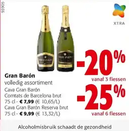 Colruyt Gran Barón Comtats de Barcelona brut 75 cl aanbieding