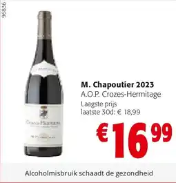 Colruyt M. Chapoutier 2023 aanbieding