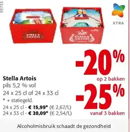 Colruyt Stella Artois 24 x 25 cl aanbieding