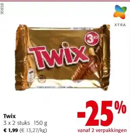 Colruyt Twix aanbieding