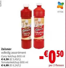 Colruyt Zeisner Curry ketchup 800 ml aanbieding