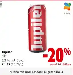 Colruyt Jupiler pils aanbieding