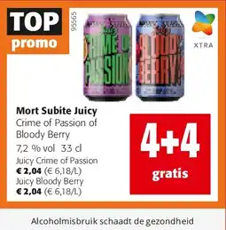 Colruyt Mort Subite Juicy Juicy Crime of Passion aanbieding