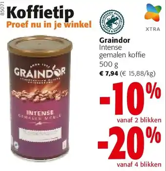 Graindor Intense gemalen koffie 500 g
