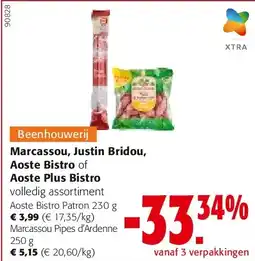 Colruyt Aoste Bistro Patron 230 g aanbieding