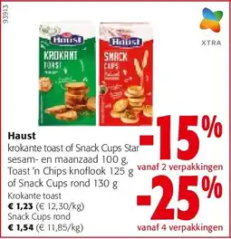 Colruyt Haust Krokante toast aanbieding