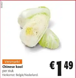 Colruyt Chinese kool aanbieding