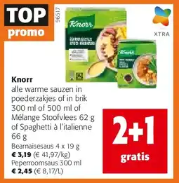 Colruyt Knorr Bearnaisesaus 4 x 19 g aanbieding