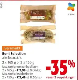 Colruyt Mozzarella-tomaat-basilicum 2 x 165 g aanbieding