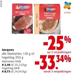 Colruyt Jacques Matinettes Melk aanbieding