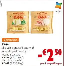 Colruyt Rana Ricotta & spinazie aanbieding