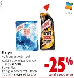 Colruyt Harpic Actief Blauw Water Anti-kalk 1 stuk aanbieding
