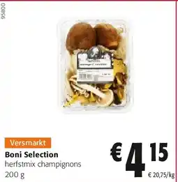 Colruyt Boni Selection herfstmix champignons 200 g aanbieding
