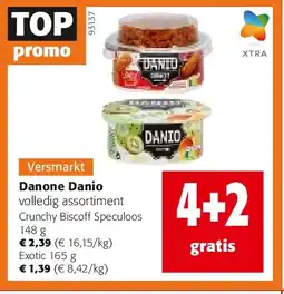Colruyt Danone Danio Crunchy Biscoff Speculoos 148 g aanbieding