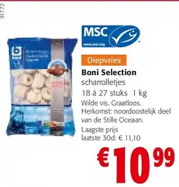 Colruyt Boni Selection scharrolletjes 18 à 27 stuks 1 kg aanbieding