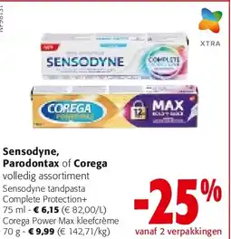 Colruyt Corega Power Max kleefcrème 70 g aanbieding