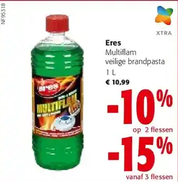Colruyt Eres Multiflam veilige brandpasta 1 L aanbieding