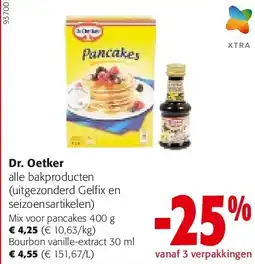 Colruyt Dr. Oetker Mix voor pancakes 400 g aanbieding