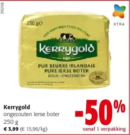 Colruyt Kerrygold ongezouten Ierse boter 250 g aanbieding