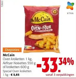 Colruyt McCain Special Oven kroketten 1 kg aanbieding