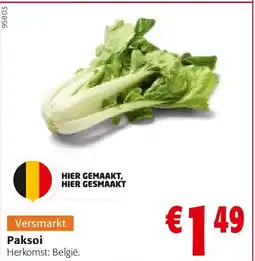 Colruyt Paksoi aanbieding