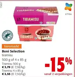 Colruyt Tiramisu 500 g aanbieding