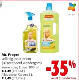 Colruyt Mr. Propre Keukenspray Citroen 800 ml aanbieding
