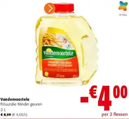 Colruyt Vandemoortele frituurolie Minder geuren 2 L aanbieding