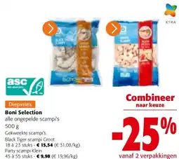 Colruyt Black Tiger scampi Groot 18 à 23 stuks aanbieding