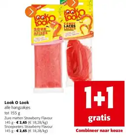 Colruyt Zure matten Strawberry Flavour 145 g aanbieding