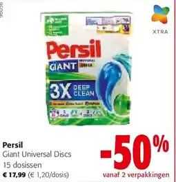 Colruyt Persil Giant Universal Discs 15 dosissen aanbieding