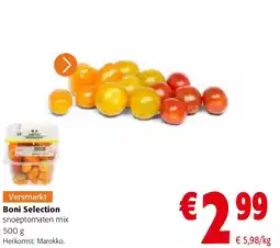 Colruyt Boni Selection snoeptomaten mix 500 g aanbieding