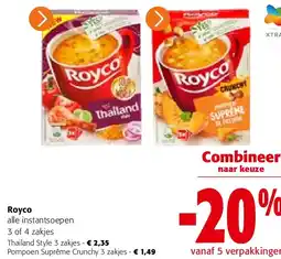 Colruyt Royco Thailand Style 3 zakjes aanbieding