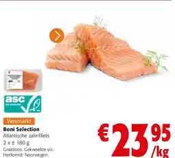 Colruyt Boni Selection Atlantische zalmfilets aanbieding