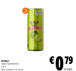 Colruyt Kidibul Appel sprankelend 25 cl aanbieding
