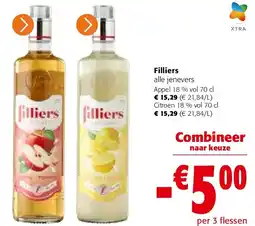 Colruyt Filliers alle jenevers Appel 18 % vol 70 cl aanbieding