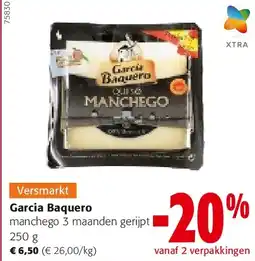 Colruyt Garcia Baquero manchego 3 maanden gerijpt 250 g aanbieding