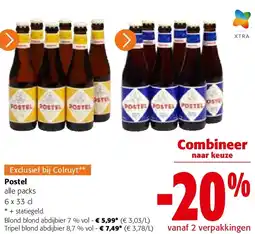 Colruyt Blond blond abdijbier 7 % vol aanbieding