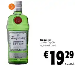 Colruyt Tanqueray London Dry Gin 43,1 % vol 70 cl aanbieding