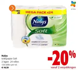 Colruyt Nalys toiletpapier Soft aanbieding