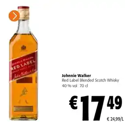Colruyt Johnnie Walker aanbieding