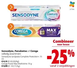 Colruyt Sensodyne tandpasta Complete Protection+ 75 ml aanbieding