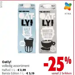 Colruyt Oatly! Halfvol 1 L aanbieding