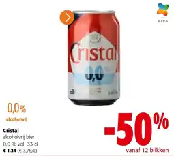 Colruyt Cristal alcoholvrij bier 0,0 % vol 33 cl aanbieding