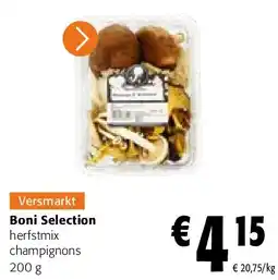 Colruyt Boni Selection herfstmix champignons 200 g aanbieding