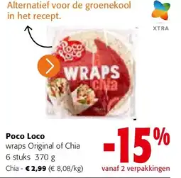 Colruyt Poco Loco wraps Original aanbieding