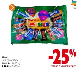Colruyt Mars Best of our Minis 70 stuks aanbieding