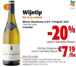 Colruyt Mâcon-Chardonnay A.O.P. ‘L’Originel’ 2023 aanbieding