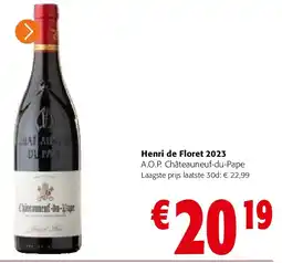 Colruyt Henri de Floret 2023 aanbieding