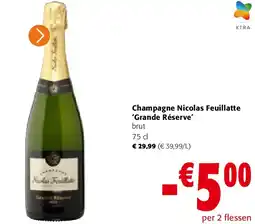 Colruyt Champagne Nicolas Feuillatte ‘Grande Réserve’ aanbieding